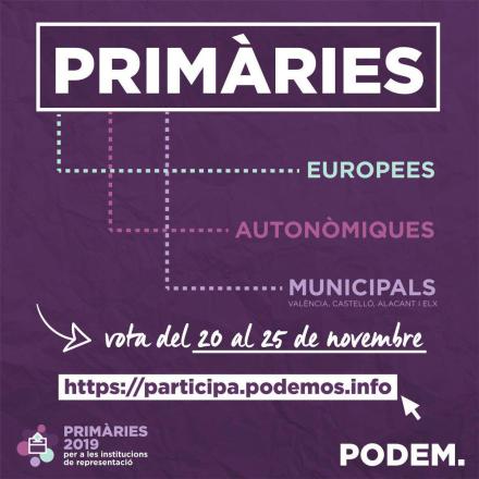 foto votació primàries