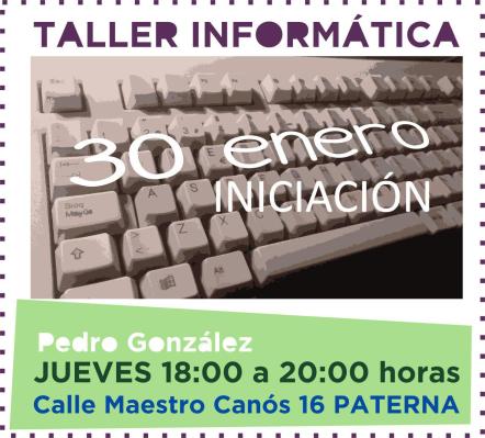 Cartel Taller Informática
